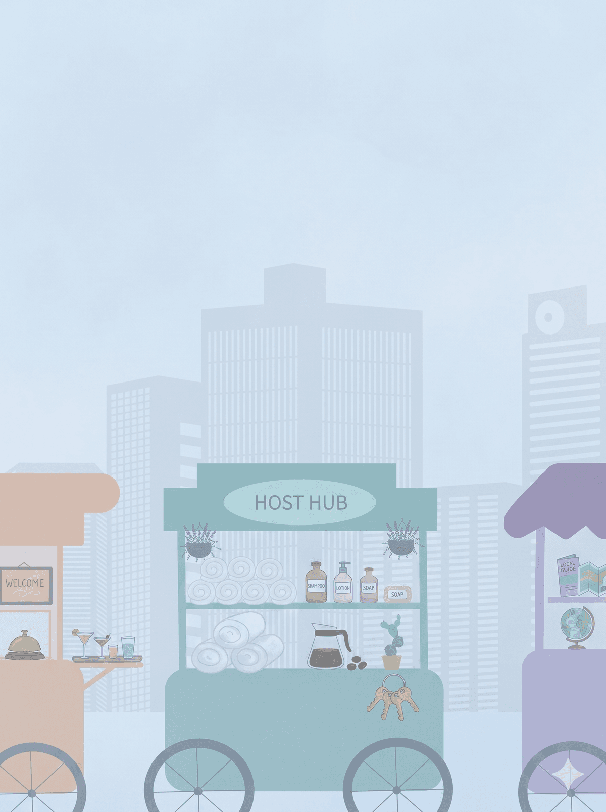 manager Cart Illustration
